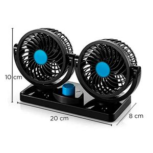Ventilador Dual 360° para Auto