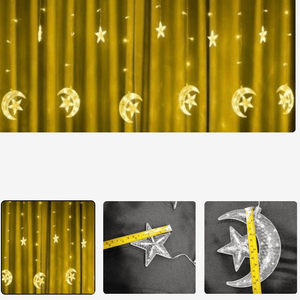 Luces Navideñas Luna Estrella