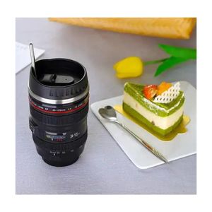 Mug Taza Termica Forma de Lente Camara Fotografica