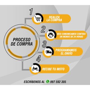 Motocicleta Ssenda Pistera SS 200 X7  Rojo