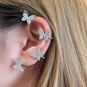 Aretes Aurela Ear Cuff Butterfly