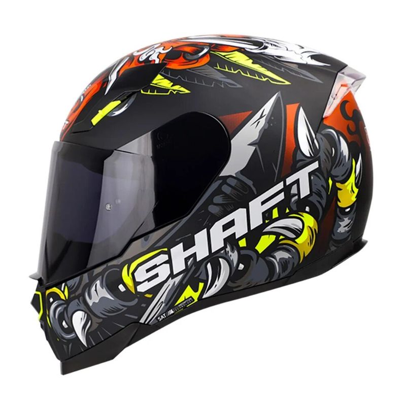 Casco Shaft Sh-562 Shaman Negro Naranja L | 1000981012