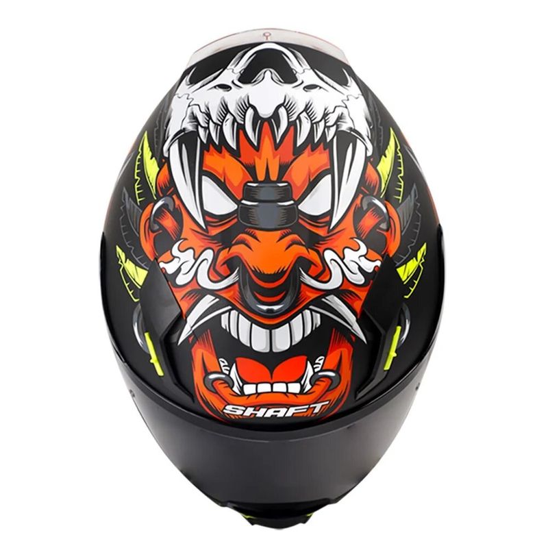 Casco Shaft Sh-562 Shaman Negro Naranja L | 1000981012