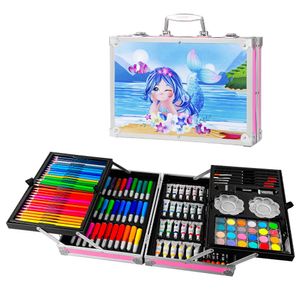Set de Arte de Maletín de Aluminio 145 Pz Sirena