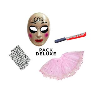 Pack Disfraz de la Purga GOD premium Rosado - HalloweenFest