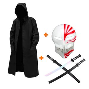 Disfraz Halloween Traje Negro  Máscara Anime Ichigo