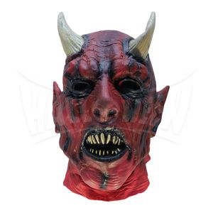 Mascara de Latex Diablo Cabeza completa Halloween Fest