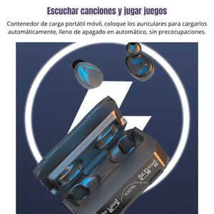 Audífonos Bluetooth 5.3 M99 Plus Auriculares Gamer y Deportivo - Negro