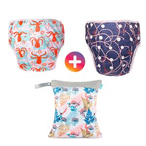 Pañal de Natación Pack x 2 Unidades + Bolsa Impermeable SM04