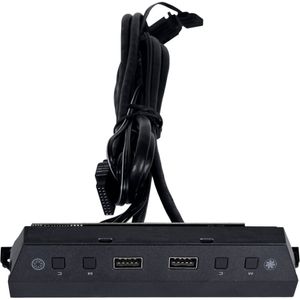 Lian Li Lancool 216 con Controlador Argb y Módulo Usb Negro