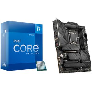 Bundle Procesador Intel Core I7 12700K 3.6 Ghz 12 Core Lga 1700 y Placa Madre Msi Mag Z690 Tomahawk