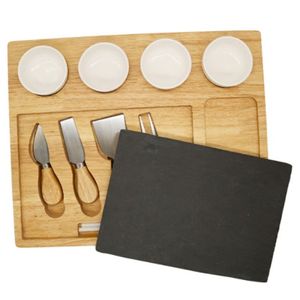 Tabla Premium para Quesos & Charcuteria de Madera Premium en Bambú BBD