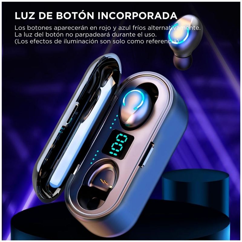 Audifonos bluetooth 5.0 manos libres tws touch power online bank