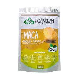 Maca Amarilla Gelatinizada  BioAndean x 250 gr