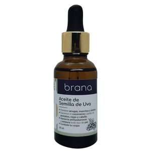 Aceite vegetal de Semilla de Uva Brana x 30 ml