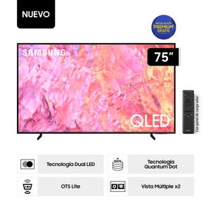 Televisor Samsung Smart TV 75" QLED 4K QN75Q60CAGXPE