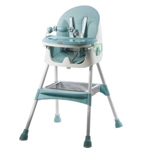 Silla de Comer Ebaby Lulu Plegable Doble Bandeja Verde