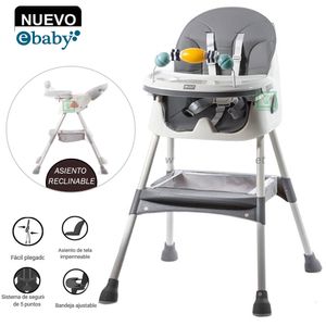 Silla de Comer Ebaby Dali Asiento Reclinable Gris