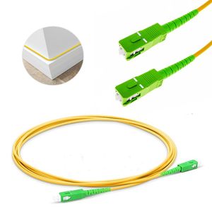 Cable Patch Cord de Fibra Optica OM3 3.0mm SC-SC APC 9/125 5 Metros