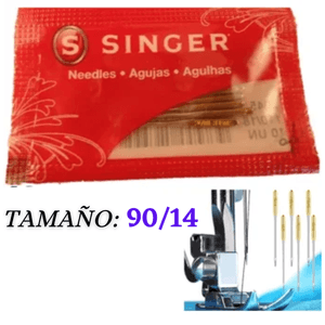 Agujas Singer para Maquina Coser Doméstica por 3 Paquetes Número 14