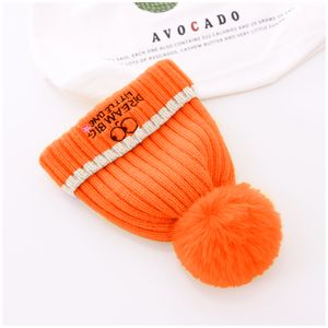 Set Gorro Afelpado con Pompón y Bufanda de Invierno para Niños NJ GB58