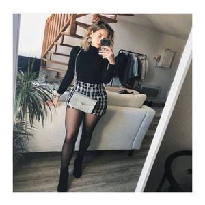 Panty Efecto Piel Térmica Calentador Traslucido Negro Talla Unica