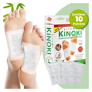 KINOKI Parches Desintoxicante para Pies Caja de 10 unidades