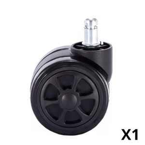 Rueda Para Silla Gamer De Oficina Giratoria Universal Negro