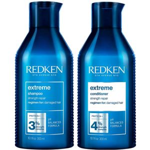 Shampoo Reparador 300ml + Acondicionador Redken Extreme