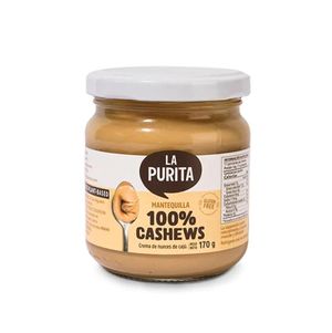 Mantequilla 100% Cashews - La Purita x 170 gr