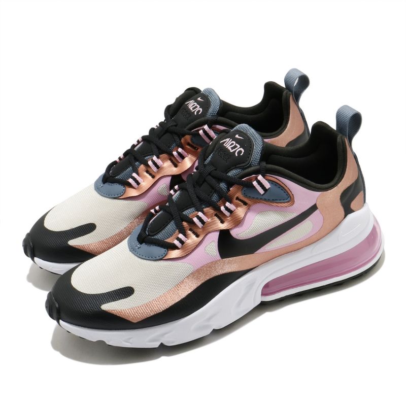 Zapatillas Nike Mujer AIR MAX 270 REACT CT1833 100 Color Rosa Talla 36 Real Plaza