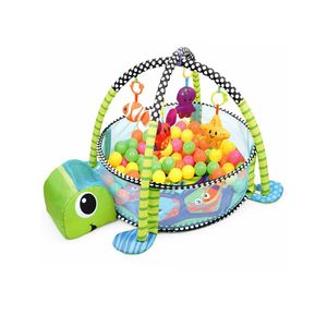 Gimnasio de actividad circular con pelotas tortuga