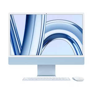 iMac M3 chip with 8‑core CPU, 8‑core GPU, and 16‑core Neural Engine-Blue / 8GB Y 256GB