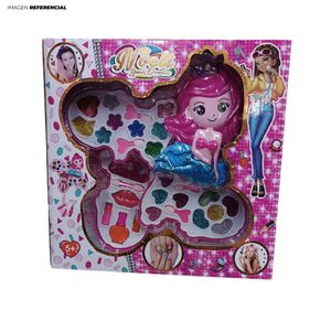 Kit de Maquillaje de Belleza para Niñas en Forma de Sirena