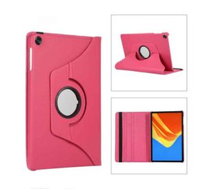 Funda Giratoria + Mica de Vidrio para Tablet Huawei Matepad SE 10.4" AGS5-L09/W09 Fucsia