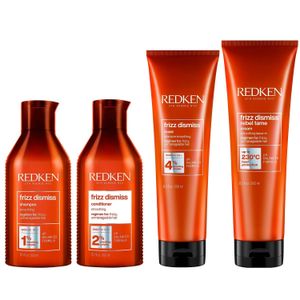 Shampoo 300ml +Acondicionador +Mascarilla +Crema Redken Frizz Dismiss