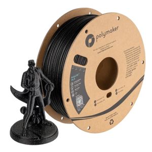 Filamento PolyLite PLA Negro Galaxia 1.75mm 1Kg