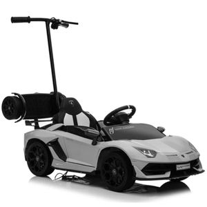 Carro a Batería para Niño y Adulto «AVENTADOR» Licensed Gris