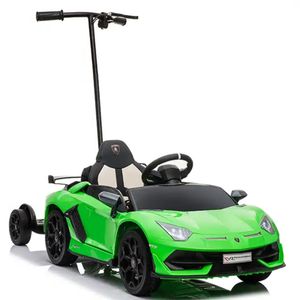 Carro a Batería para Niño y Adulto «AVENTADOR» Licensed Verde