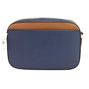 Crossbody de Cuero Michael Kors Jet Set Large - Navy