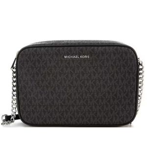 Cartera Crossbody Michael Kors Jet Set - Negro