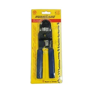 Alicate Crimping Metal para RJ45 HT-210C Hurricane