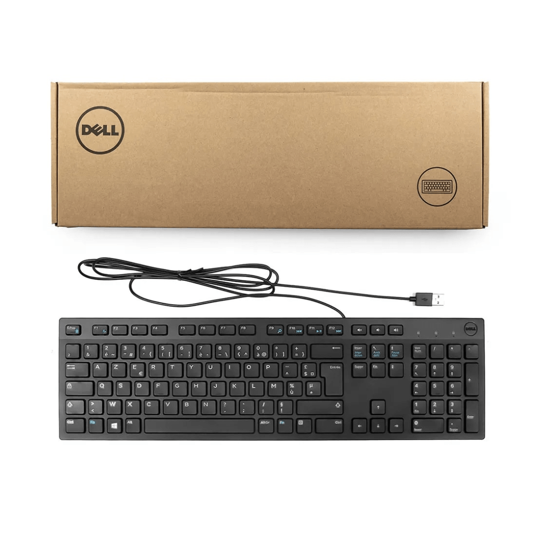 Teclado Dell Kb216 En Español Latino Usb Negro - Real Plaza