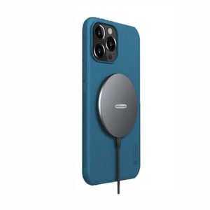 Case Nillkin SUPER FROSTED SHIELD Iphone 14 Compatible Con Magsafe - AZUL