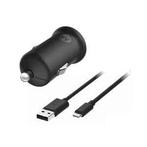 Cargador Auto Motorola 18w Turbopower Puerto usb-a SJV100 Cable usb-c