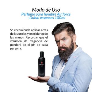 Perfume para Hombre Air Force 100ml Dubai Essences 2 Unidades