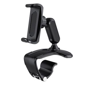 Soporte celular para tablero carro, plástico, negro