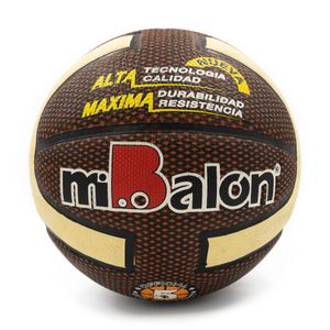 Pelota Mibalón Basquet Modelo Cobra Crema Standar