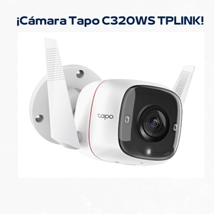 Cámara de seguridad Wi-Fi Tapo C320WS  MircoSD 64GB - Tp-Link
