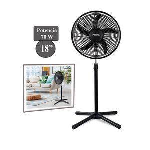 Ventilador Prima YL1805P de Pedestal 18" 70 Watts 3 Velocidades